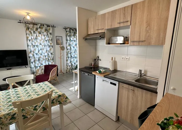 Daire Minimes, Studio Cosy Tout Confort, Wifi, Parking