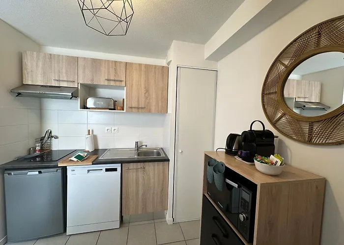 Minimes, Studio Cosy Tout Confort, Wifi, Parking